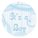 It's a boy! -swirls stickers