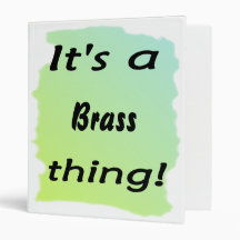 It's a brass thing! 3 ring binder