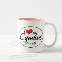 It's a Cat! I Love My Cymric Coffee Mug