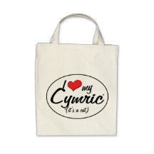 It's a Cat! I Love My Cymric Tote Bag