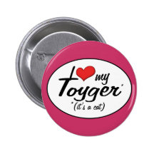 It's a Cat! I Love My Toyger Pin