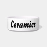 It's a ceramics thing! cat food bowls
