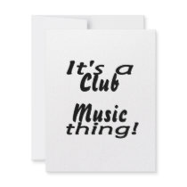 It's a Club Music thing! Custom Announcements