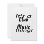 It's a Club Music thing! Custom Announcements