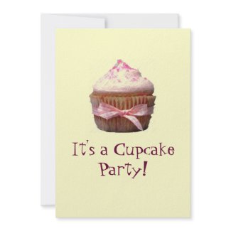It's A Cupcake Party! Invitations invitation