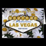It's A Daisy Anniversary Party Las Vegas Card cards