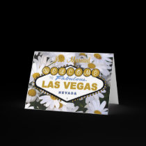 It's A Daisy Just Married in Las Vegas Card