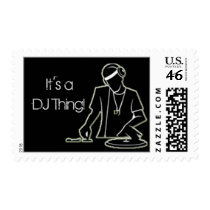 It's a DJ Thing! Postage Stamps