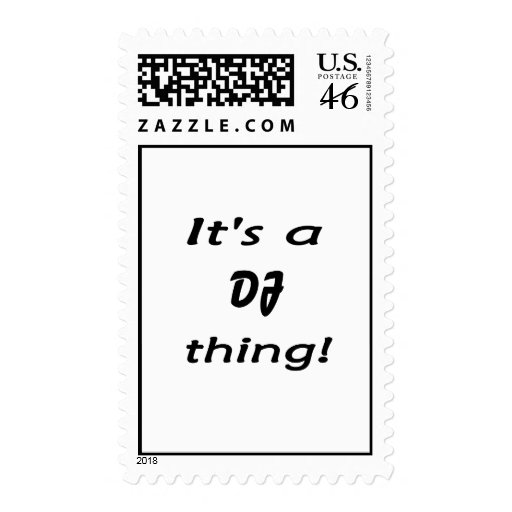 It's a DJ thing Postage Stamps