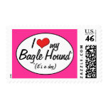 It's a Dog! I Love My Bagle Hound Postage