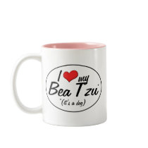 It's a Dog! I Love My Bea Tzu Mug