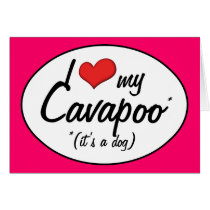 It's a Dog! I Love My Cavapoo Cards