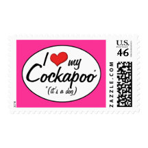 It's a Dog! I Love My Cockapoo Stamp