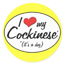 It's a Dog! I Love My Cockinese stickers