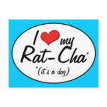 It's a Dog! I Love My Rat-Cha postcards