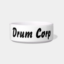 It's a drum corp thing! cat bowl