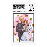 It's a fall wedding! Postage Stamp