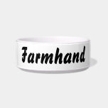 It's a farmhand thing! pet food bowl