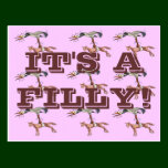 IT'S A FILLY! postcards
