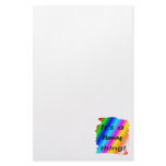 It's a flaming thing! personalized stationery