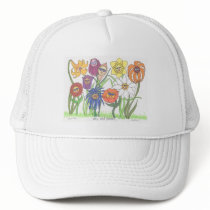 It's a Garden Party hats by shrinkproofviolets It's a Garden Party hats