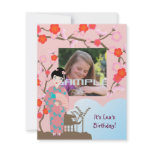 It's a geisha party time invitation! invitations