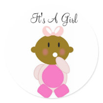 It's A Girl (1) Sticker
