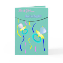 It's A Girl and Boy cards