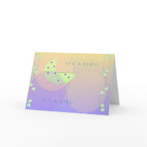 It's a Girl Announcement Card