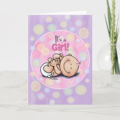 girl baby cards