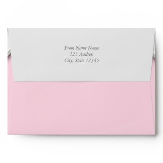 It's a Girl Baby Girl Baby Pink Envelopes envelope