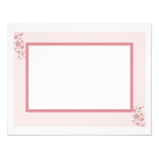 It's a Girl Baby Shower Custom Announcement