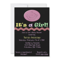 It's a Girl Baby Shower Invitation
