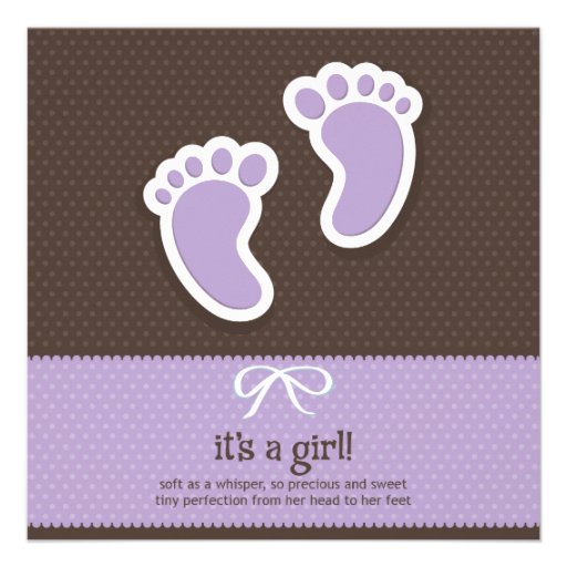 It's a Girl - Baby Shower Invitation