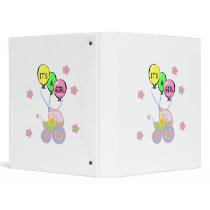 It's A Girl! 3 Ring Binder
