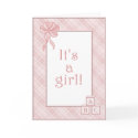 It's a Girl - Birth Announcement cards by AJsGraphics It's a Girl - Birth Announcement cards
