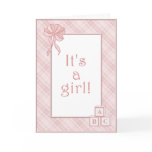It's a Girl - Birth Announcement cards