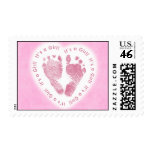 It's a Girl! Birth Announcement Postage
