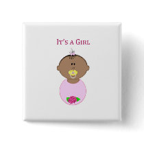 It's a Girl buttons by robynsnest It's a Girl buttons