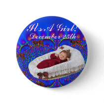 Its A Girl! Button by Rb_barnes2 Its A Girl! Button