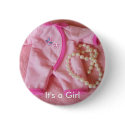 It's a Girl buttons
