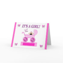 It's A Girl  Greeting Card