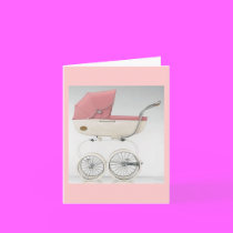 It's A Girl Card cards