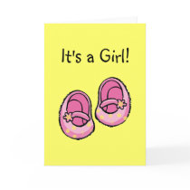 It's a Girl! Greeting Card