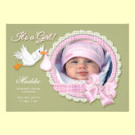 It's a Girl! Custom New Baby Announcement invitations