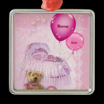 It's a Girl! (customizable) ornaments