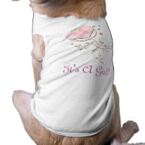 It's A Girl Dog T-shirt pet clothing by samack It's A Girl Dog T-shirt pet clothing