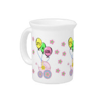 It's A Girl Drink Pitcher
