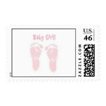 It's a girl foot prints stamp