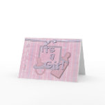 its a girl, greeting, card, cards, infant, baby,